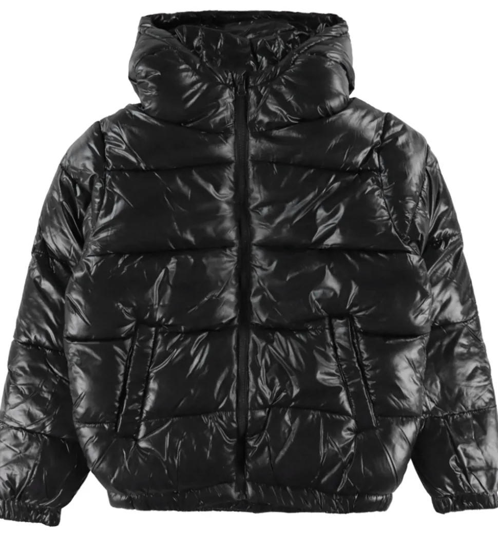 Grunt Dynejakke - GROdin - Black Shine