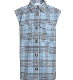 Grunt Vest - Nadya - Baby Blue m. Tern