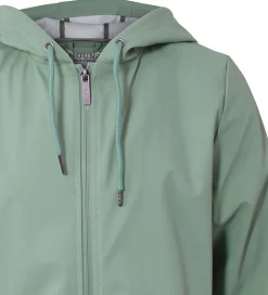 Hound Regnfrakke - PU - Støvet Grøn