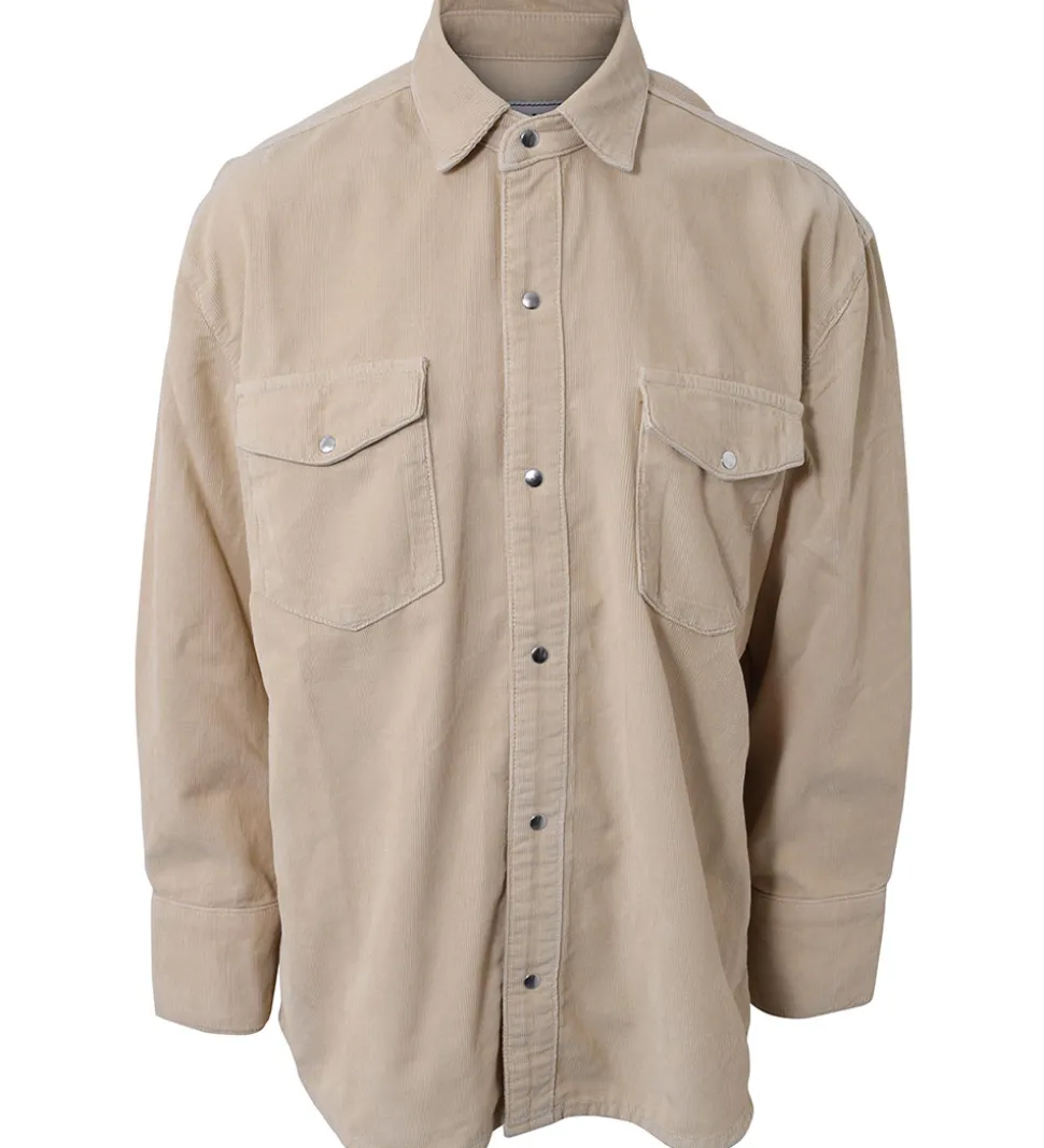 Hound Skjorte - Fløjl - Corduroy - Sand