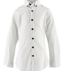 Hound Skjorte - Hvid m. Prikker