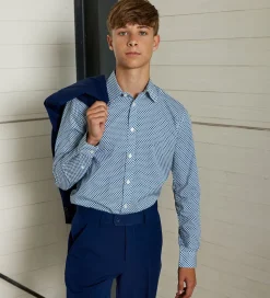 Hound Skjorte - Hvid/Blå m. Sole