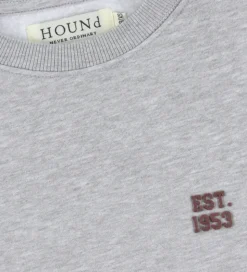 Hound Sweatshirt - Crew - Lys Grå Meleret
