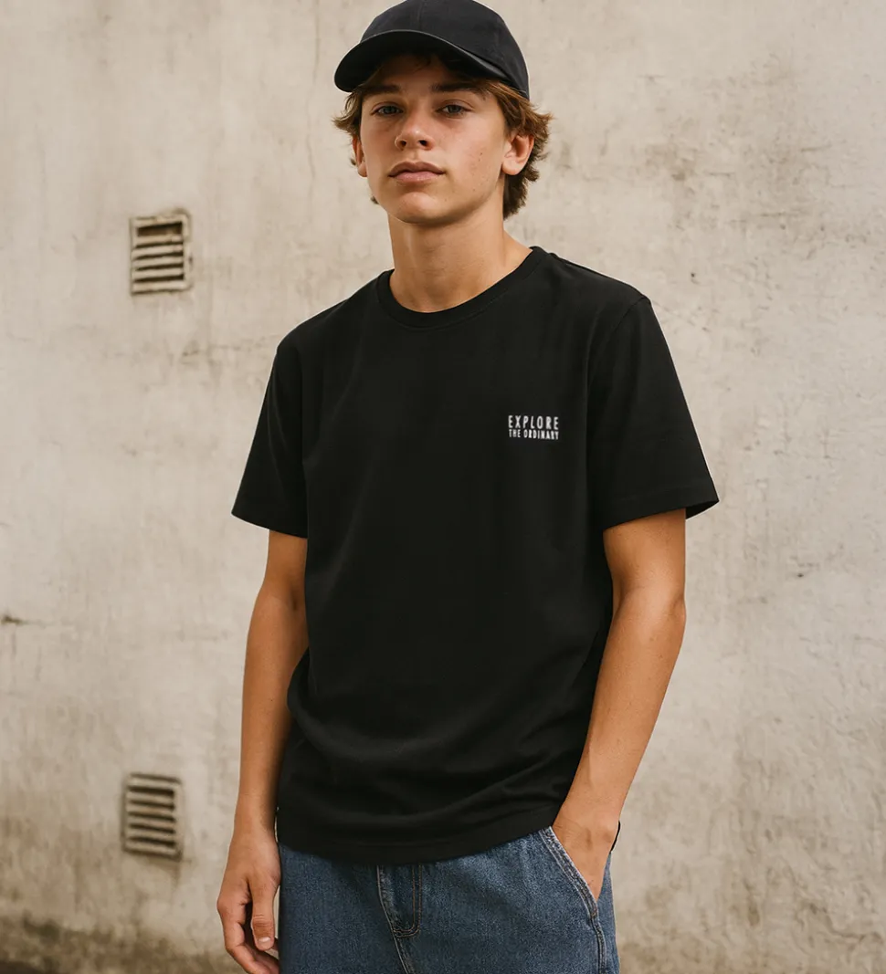 Hound T-shirt - Sort m. Print