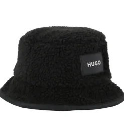HUGO Bøllehat - Vendbar - Softshell/Fleece - Sort