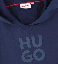 HUGO Hættetrøje - Medieval Blue