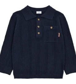 Hust and Claire Bluse - Strik - HCPelle Structure - More Navy