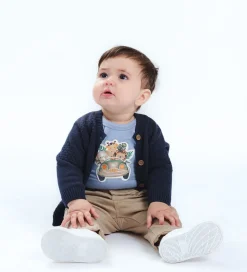 Hust and Claire Body l/æ - HCBilly - Faded Blue m. Print