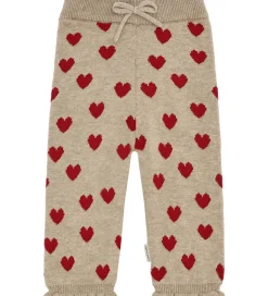 Hust and Claire Bukser - Strik - HCLisa - Biscuit m. Hjerter