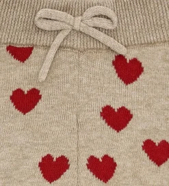 Hust and Claire Bukser - Strik - HCLisa - Biscuit m. Hjerter