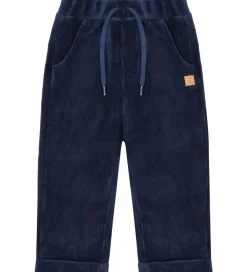 Hust and Claire Fløjlsbukser - HCGarry Ottoman - More Navy