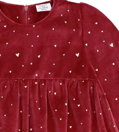 Hust and Claire Kjole - Velour - HCDonna - Teaberry m. Guld