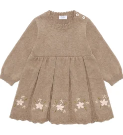 Hust and Claire Kjolebody - HCKlara - Strik - Biscuit m. Blomste