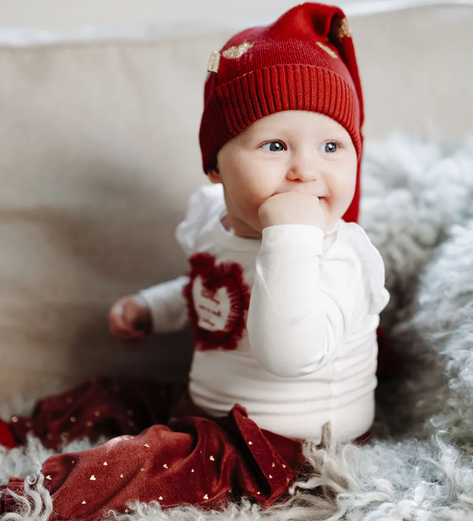 Hust and Claire Nissehue - HCFiliz - Teaberry m. Hjerter