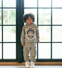 Hust and Claire Sweatshirt - HCSejer - Tile Grey Melange m. Tige