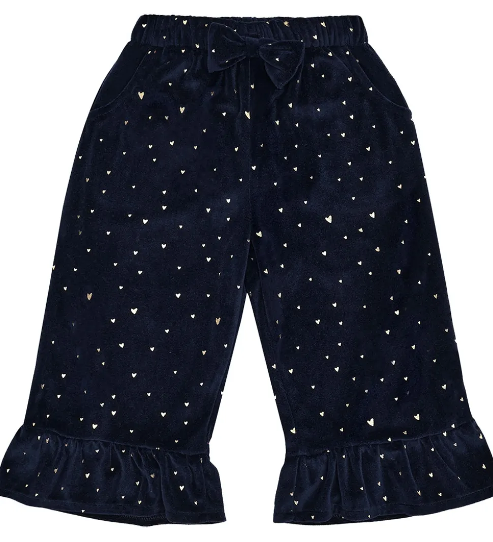 Hust and Claire Velourbukser - HCTeresa - More Navy m. Guld