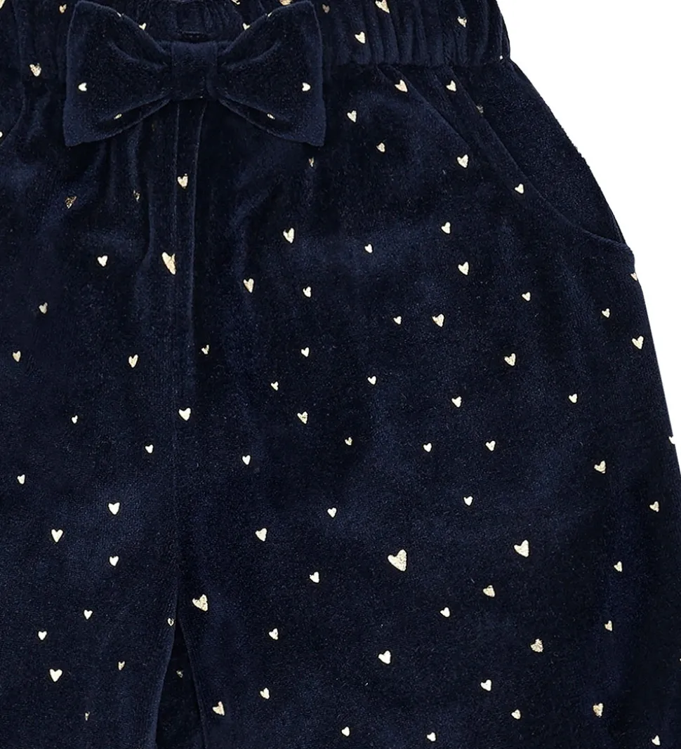 Hust and Claire Velourbukser - HCTeresa - More Navy m. Guld