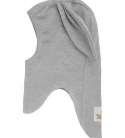 Huttelihut Elefanthue - 1-lags - Medium Grey Melange m. Ører