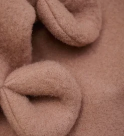 Huttelihut Elefanthue - Uldfleece - 1-lags - Burlwood m. Ører