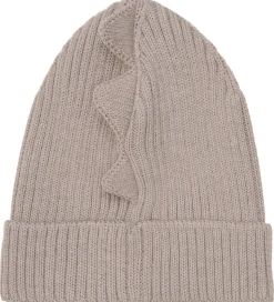 Huttelihut Hue - Uld - Strik - Dino - Camel Melange m. Takker