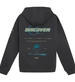 Indian Blue Jeans Hættetrøje - Phantom m. Print