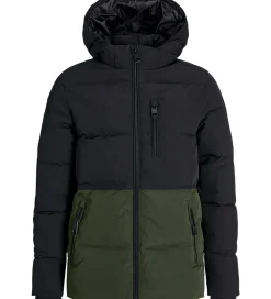 Jack & Jones Dynejakke - JjEowen - Rosin/Black Blocking