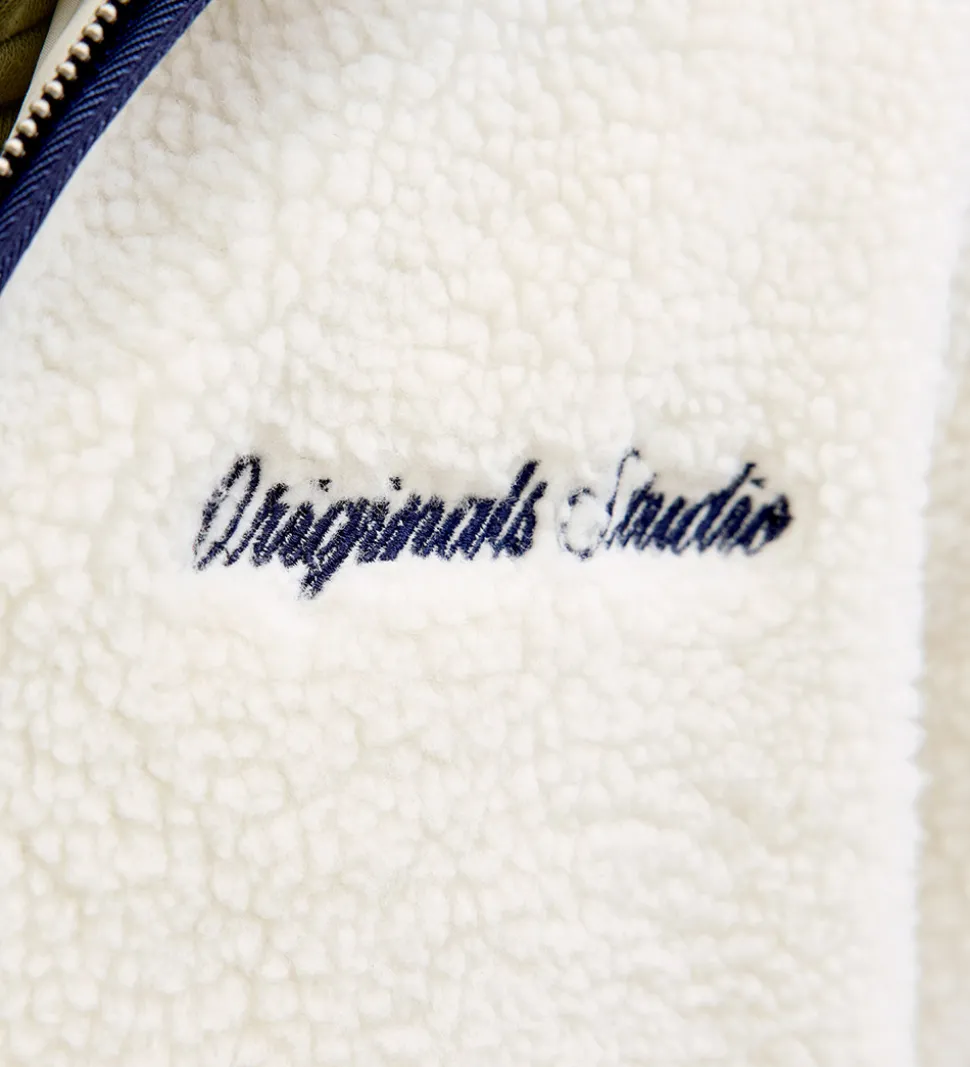 Jack & Jones Fleecejakke - Teddy - JorNorrebro - Cloud Dancer/Oc