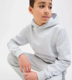 Jack & Jones Hættetrøje - JjEurban - White Melange