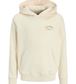 Jack & Jones Hættetrøje - JjeBrandes - Antique White