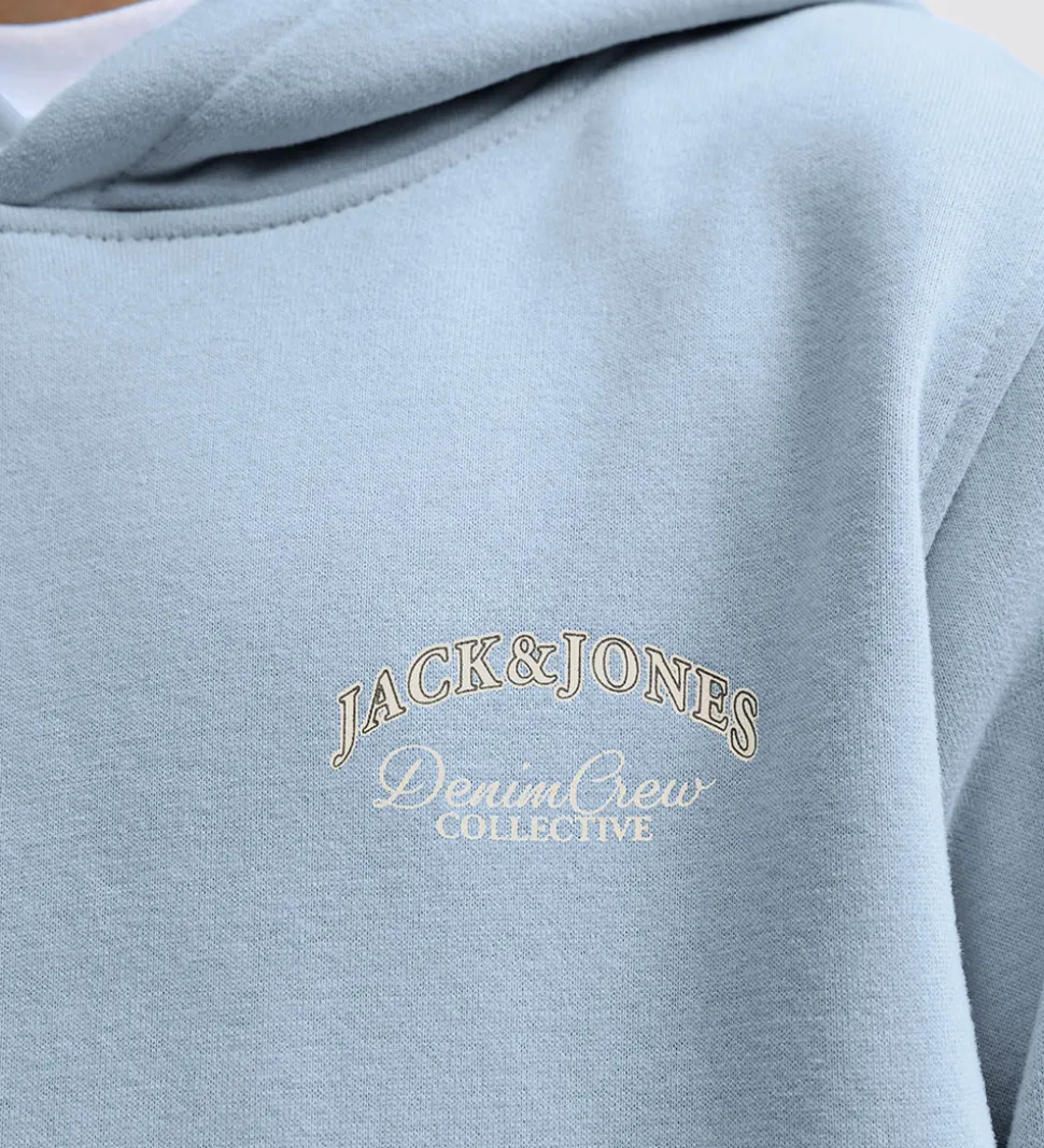 Jack & Jones Hættetrøje - JjeBrandes - Chambray Blue