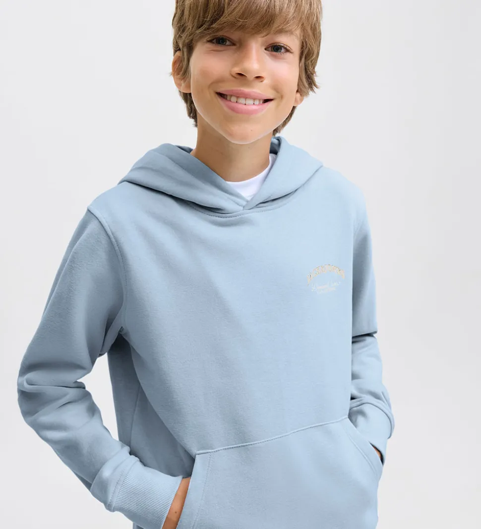 Jack & Jones Hættetrøje - JjeBrandes - Chambray Blue