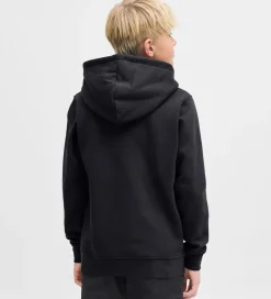 Jack & Jones Hættetrøje - Noos - JjeSoho - Sort m. Logo