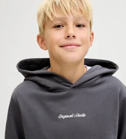 Jack & Jones Hættetrøje - Sweat - JorNorrebro - Asphalt