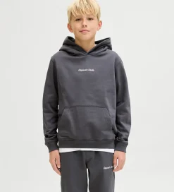 Jack & Jones Hættetrøje - Sweat - JorNorrebro - Asphalt