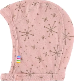 Joha Babyhjelm - 1-lags - Uld - Rosa m. Stjerner
