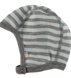 Joha Babyhjelm - Uld - Grå/Mynte