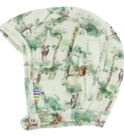 Joha Babyhjelm - Uld - Off White m. Træer