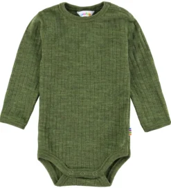 Joha Body l/æ - Uld - Rib - Mørk Oliven