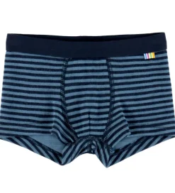 Joha Boxershorts - Uld - Blå m. Striber