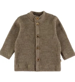 Joha Cardigan - Strik - Uld - Beige Meleret