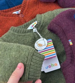 Joha Cardigan - Uld - Mørk Oliven