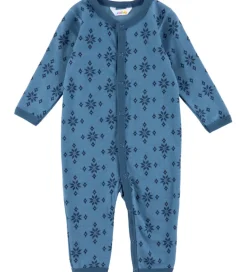 Joha Heldragt - Uld - Blå m. Snefnug