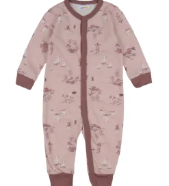 Joha Heldragt - Uld/Bambus - Lyserød m. Print