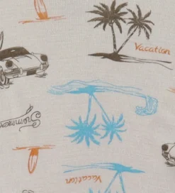 Joha Heldragt - Uld/Silke - Beige m. Print