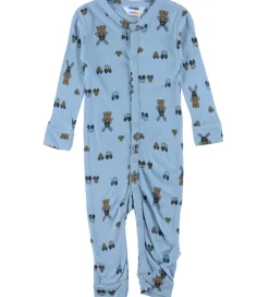 Joha Heldragt - Viskose/Bambus - Blå m. Vindmølle