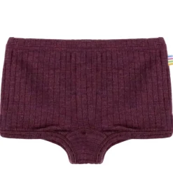 Joha Hipsters - Uld - Rib - Blomme