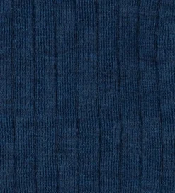 Joha Leggings m. Fødder - Uld - Rib - Mørk Turkis