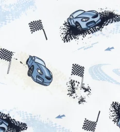 Joha Nattøj - 2 Delt - Bambus - Off White m. Print