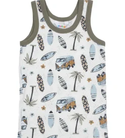 Joha Undertrøje - Off White m. Print