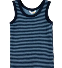 Joha Undertrøje - Uld - Blå m. Striber